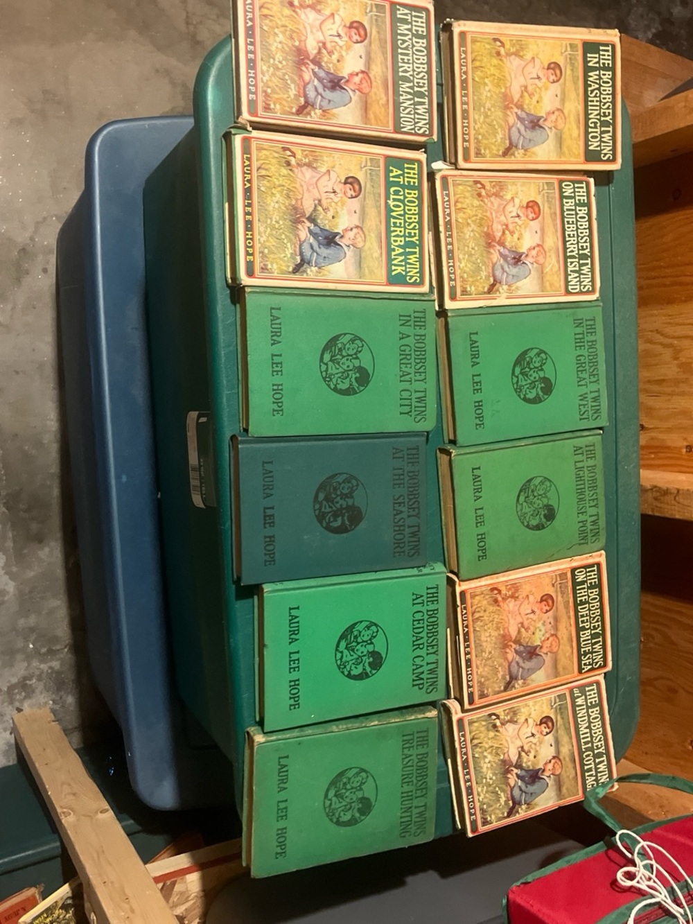 Vintage Bobbsey twins books lot of 12